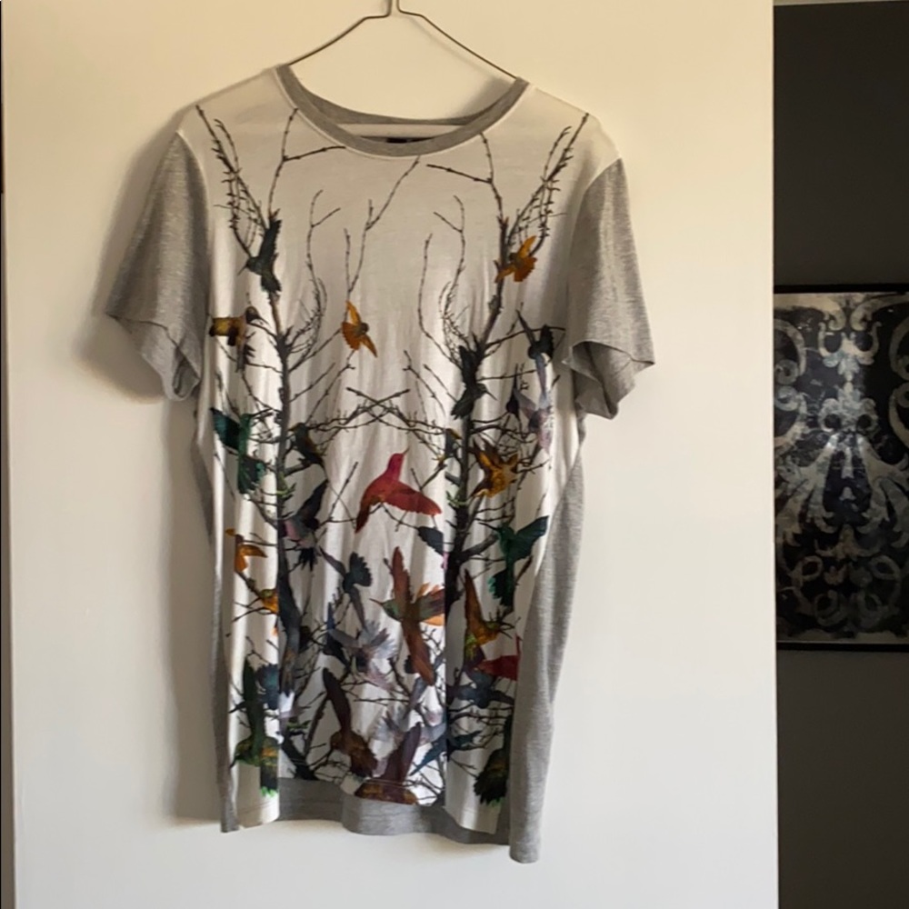 Alexander McQueen bird series t shirt